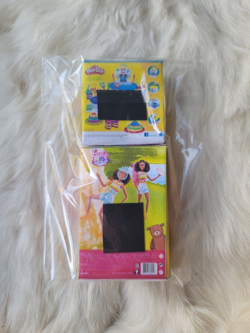 Camping Barbie and Playdough cake Mini Magnet Kit