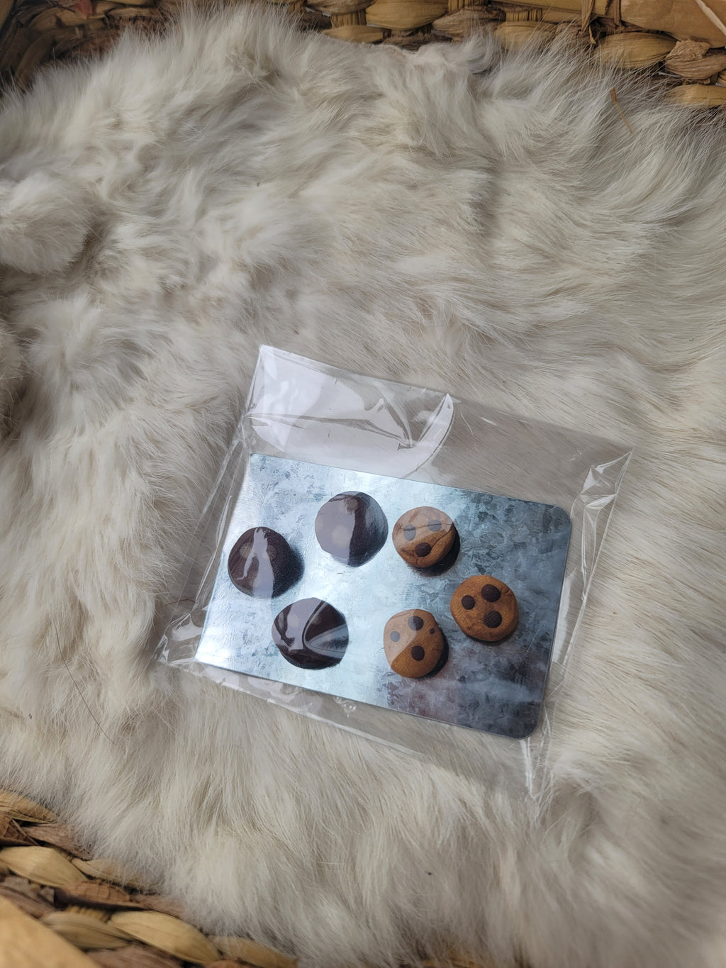 Chocolate Chip and Double Chocolate Chunk Half Dozen Cookie Magnets