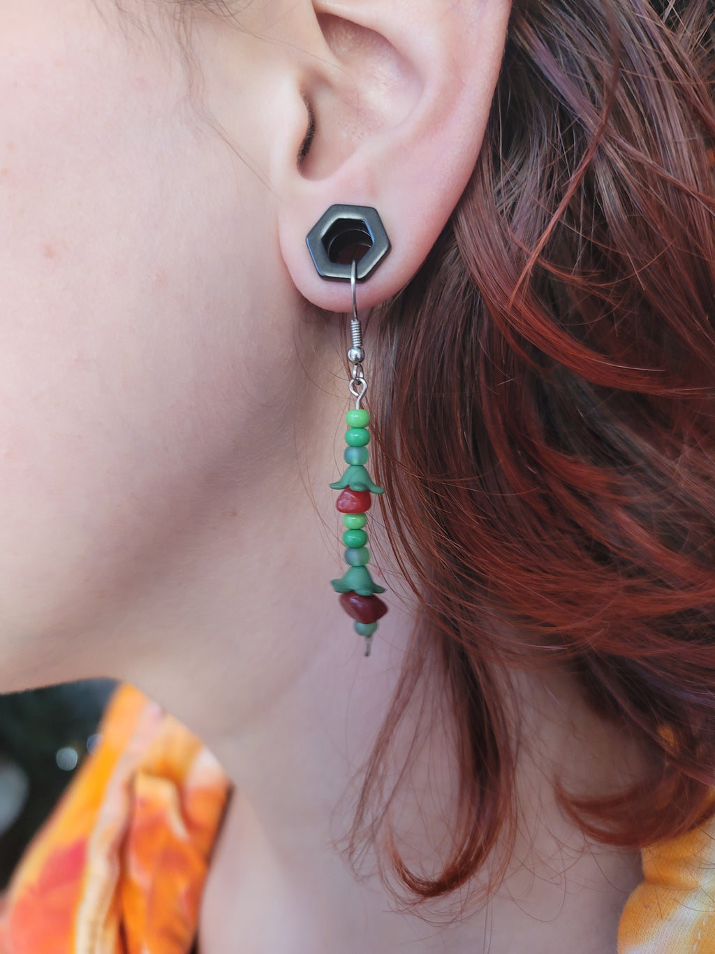 Fragolinas Hand Beaded Earrings