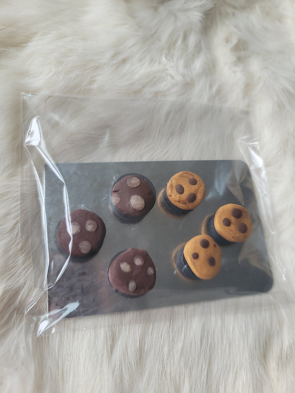 Chocolate Chip and Double Chocolate Chunk Half Dozen Cookie Magnets