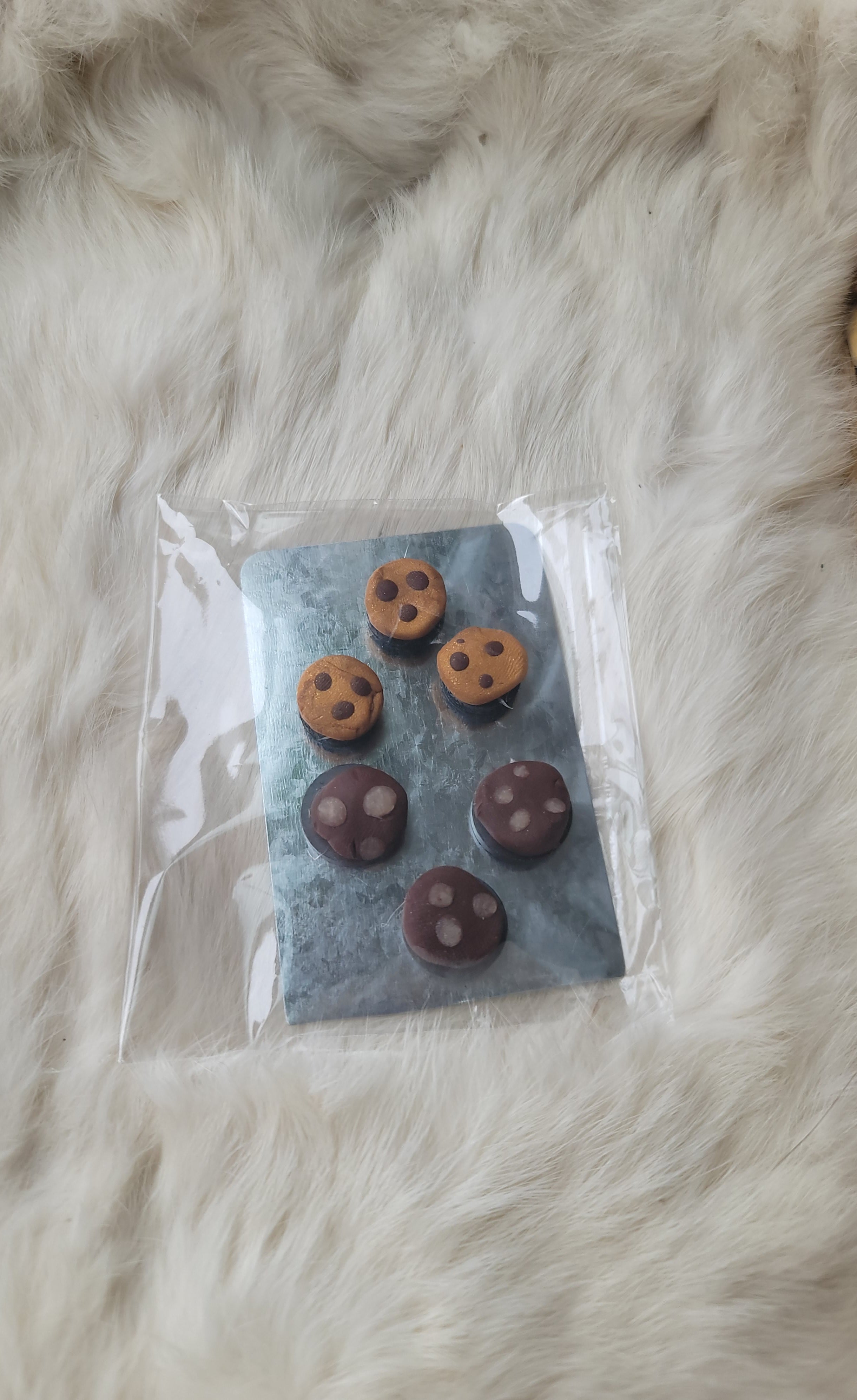 Chocolate Chip and Double Chocolate Chunk Half Dozen Cookie Magnets